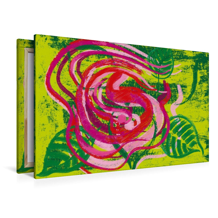 Premium Textil-Leinwand Eine ART Rosen N°7