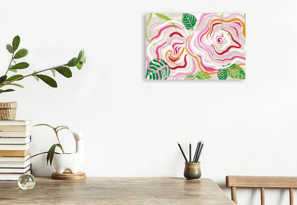 Premium Textil-Leinwand Eine ART Rosen N°2