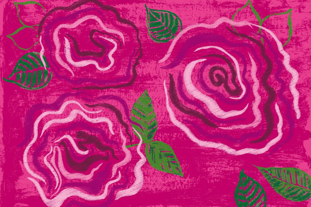 Premium Textil-Leinwand Eine ART Rosen N°9