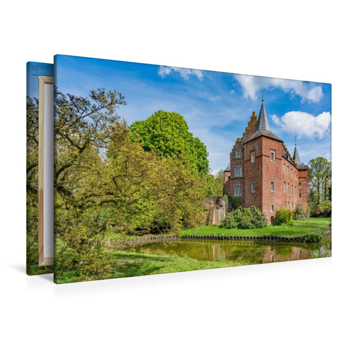 Premium Textil-Leinwand Wasserschloß Elsum