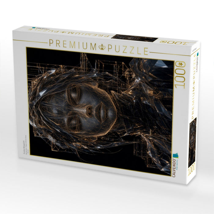 Dunkles Netzgesicht - CALVENDO Foto-Puzzle'