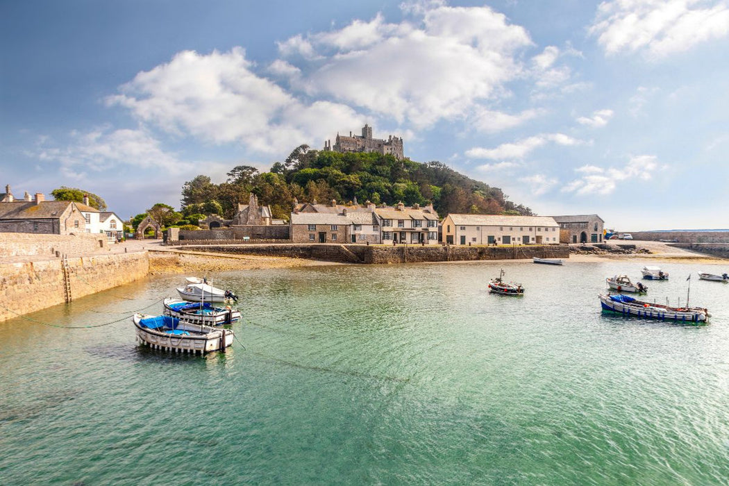 Premium Textil-Leinwand St Michael Mount bei Marazion, Cornwall, England