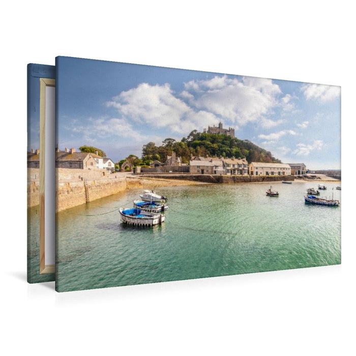 Premium Textil-Leinwand St Michael Mount bei Marazion, Cornwall, England