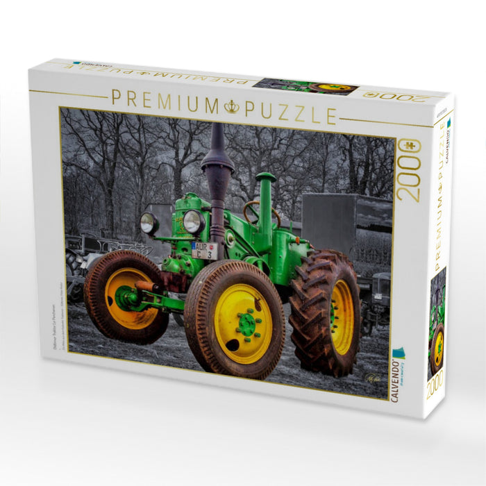 Oldtimer Traktor Le Percheron - CALVENDO Foto-Puzzle'