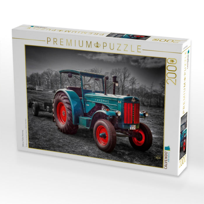 Oldtimer Traktor Hanomag - CALVENDO Foto-Puzzle'
