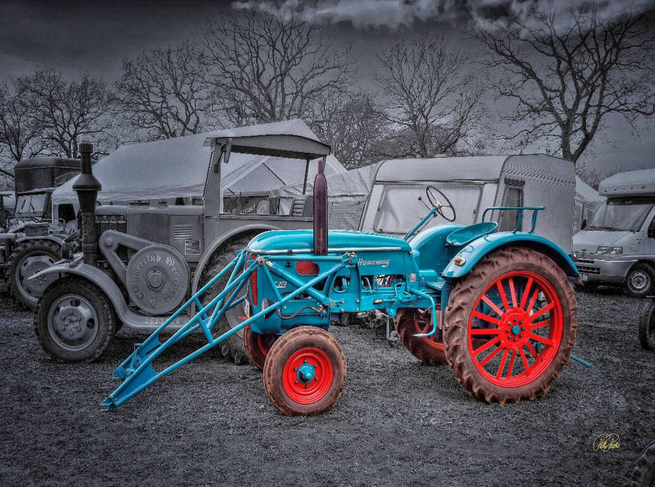 Tracteur vintage Hanomag - Puzzle photo CALVENDO 