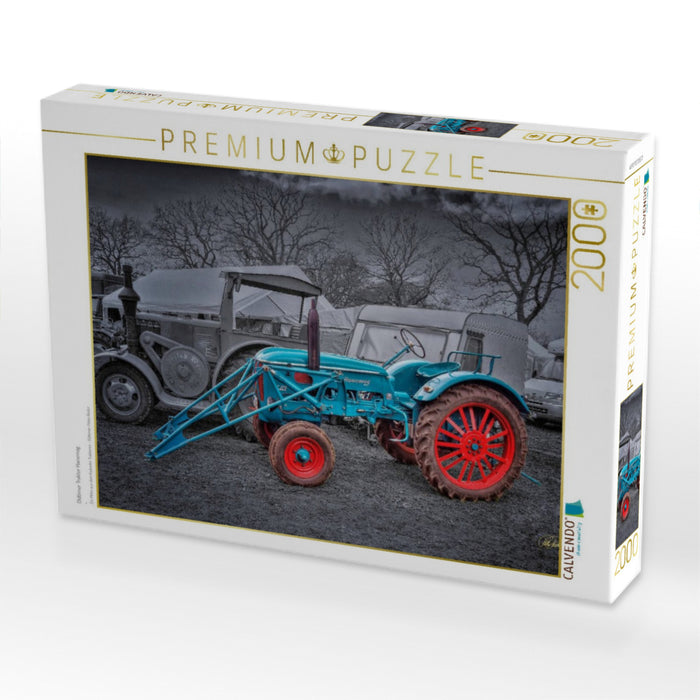 Tracteur vintage Hanomag - Puzzle photo CALVENDO 