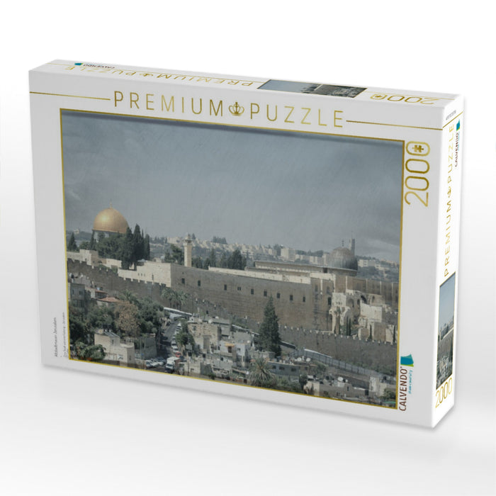 Altstadtmauer Jerusalem - CALVENDO Foto-Puzzle'