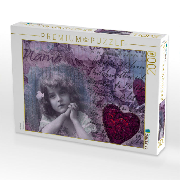 L'amour d'une mère - Puzzle photo CALVENDO