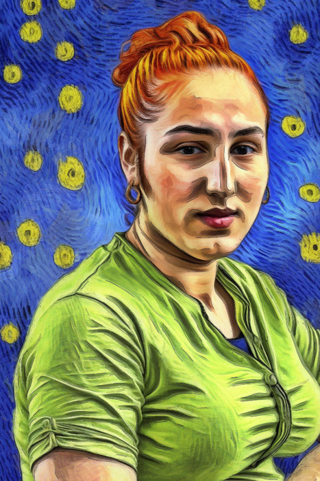 Premium Textil-Leinwand Post-Impressionismus (Vincent van Gogh)