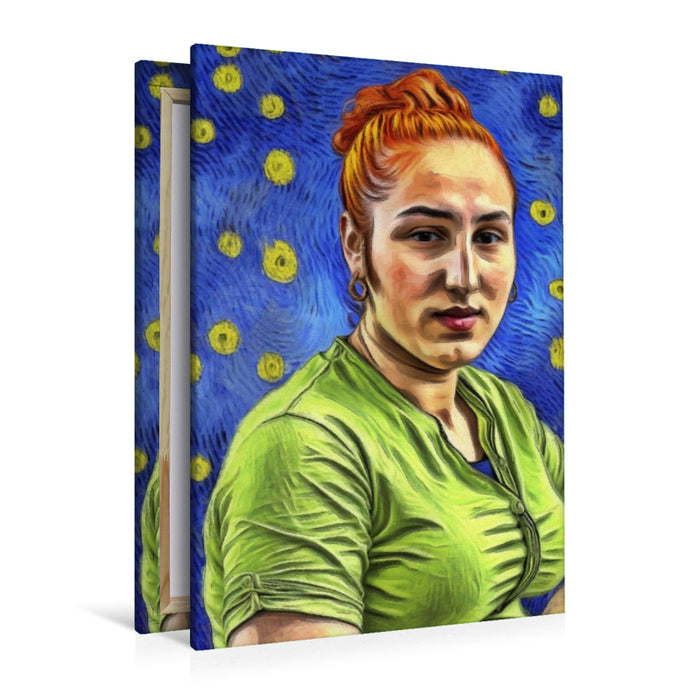 Premium Textil-Leinwand Post-Impressionismus (Vincent van Gogh)