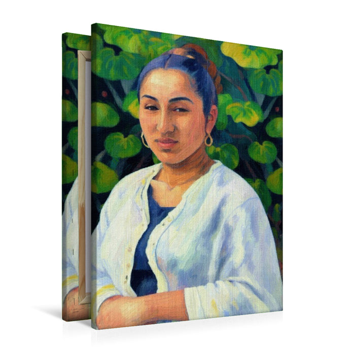 Premium Textil-Leinwand Primitivismus (Paul Gauguin)