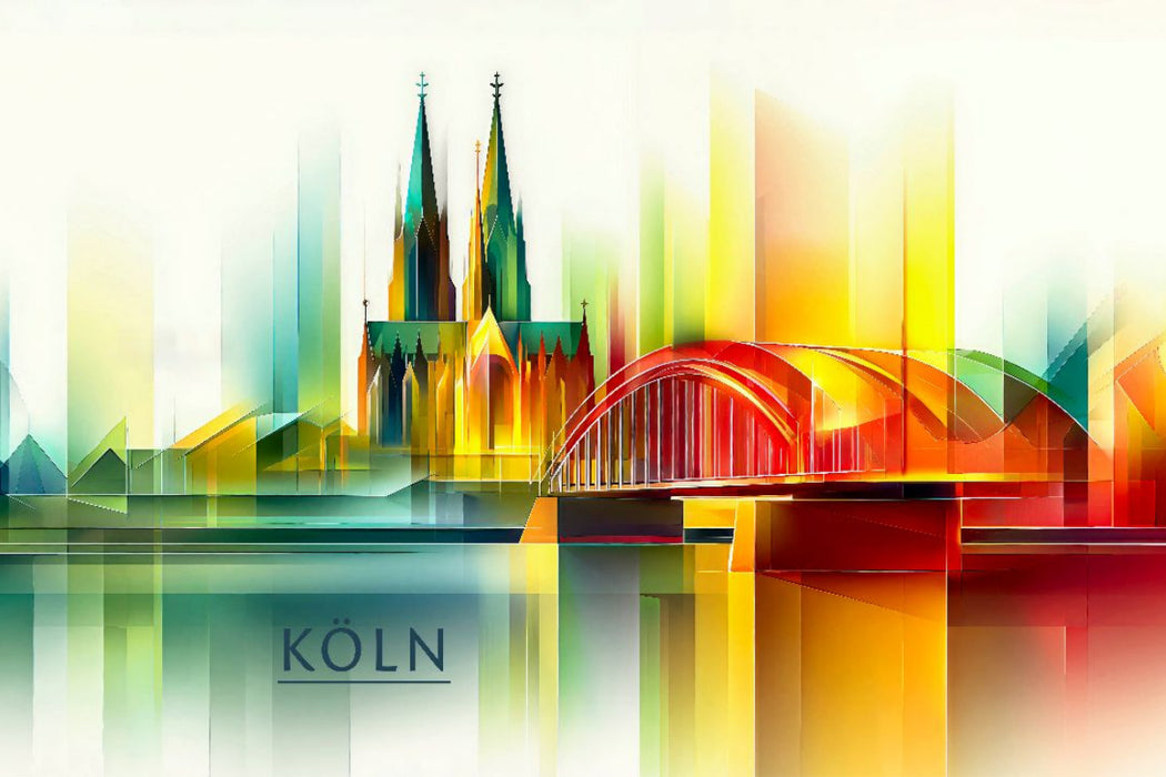 Premium Textil-Leinwand Köln