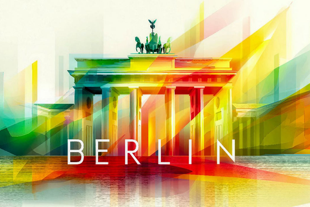 Premium Textil-Leinwand Berlin