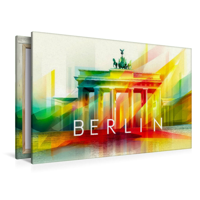 Premium Textil-Leinwand Berlin