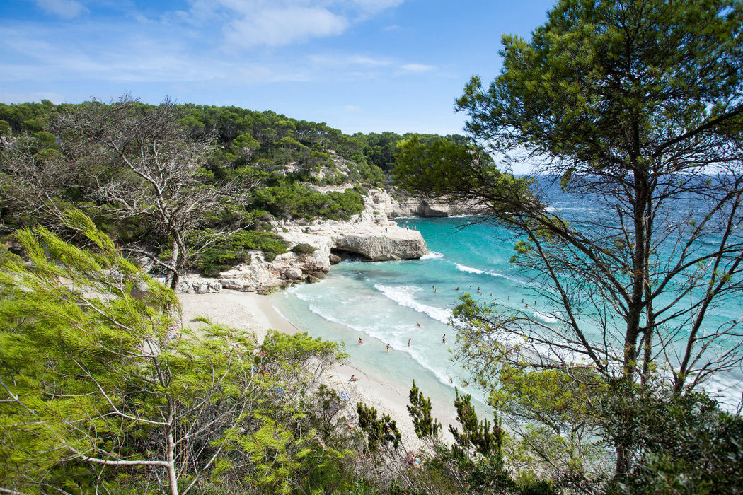 Premium Textil-Leinwand Menorca, die hübsche Schwesterninsel Mallorcas