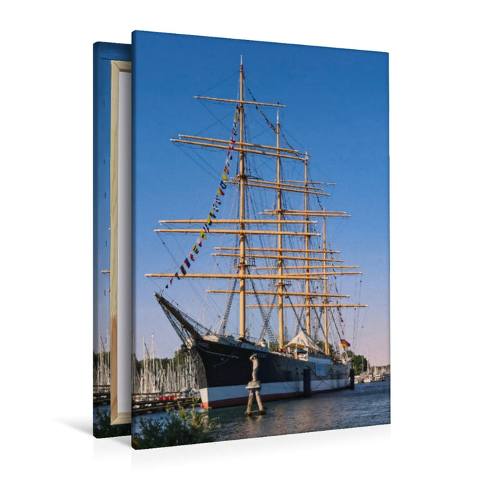 Premium Textil-Leinwand Die Passat im Passathafen