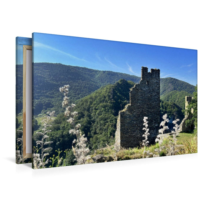 Premium Textil-Leinwand Ruinen der Burg Are