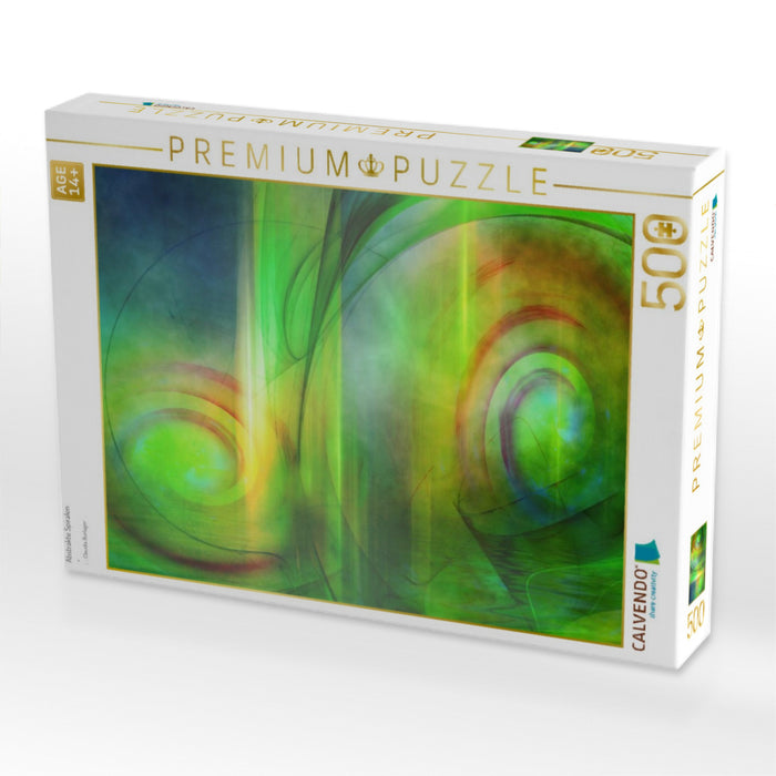 Abstrakte Spiralen - CALVENDO Foto-Puzzle'