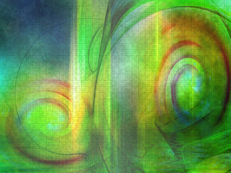 Abstrakte Spiralen - CALVENDO Foto-Puzzle'