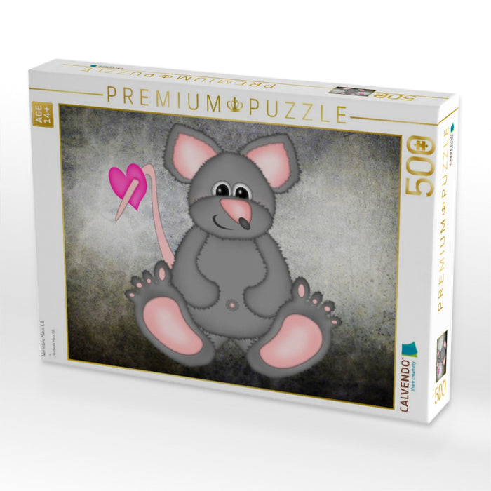 Verliebte Maus CB - CALVENDO Foto-Puzzle'