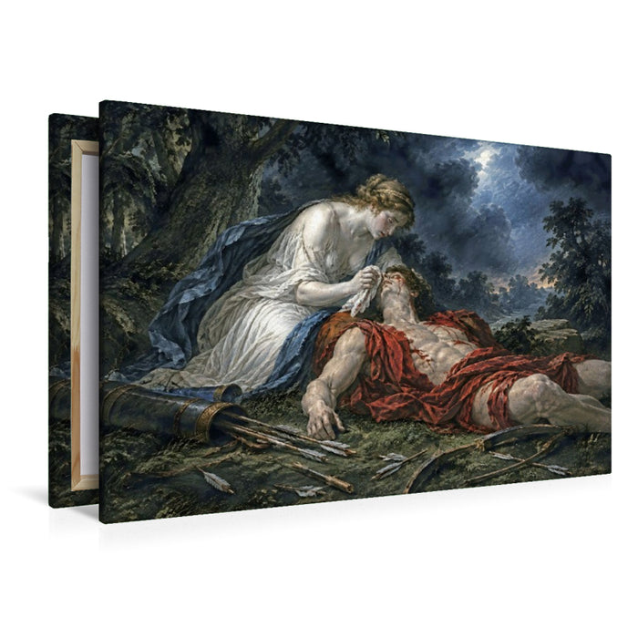Premium Textil-Leinwand Aphrodite und Adonis