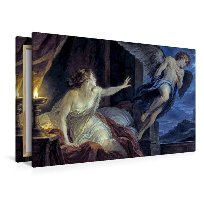 Premium Textil-Leinwand Psyche und Eros