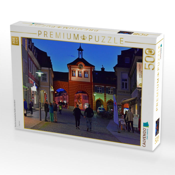 Durchs romantische Städle schlendern - CALVENDO Foto-Puzzle'