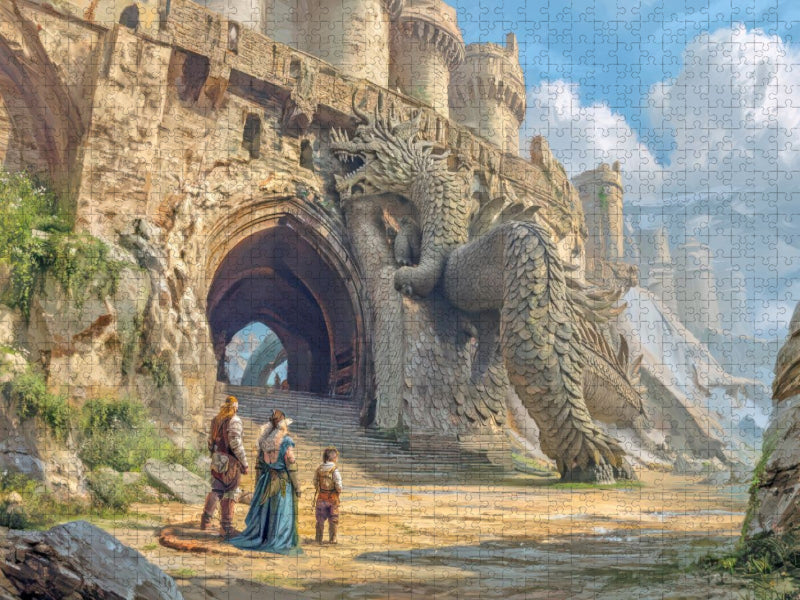Steinerne Echos - CALVENDO Foto-Puzzle'