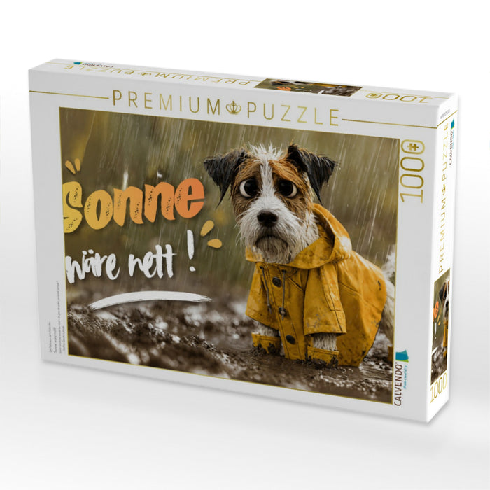 Sonne wäre nett! - CALVENDO Foto-Puzzle'