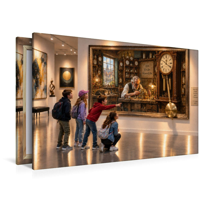 Premium Textil-Leinwand September