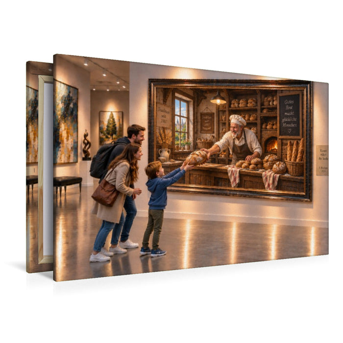 Premium Textil-Leinwand Mai