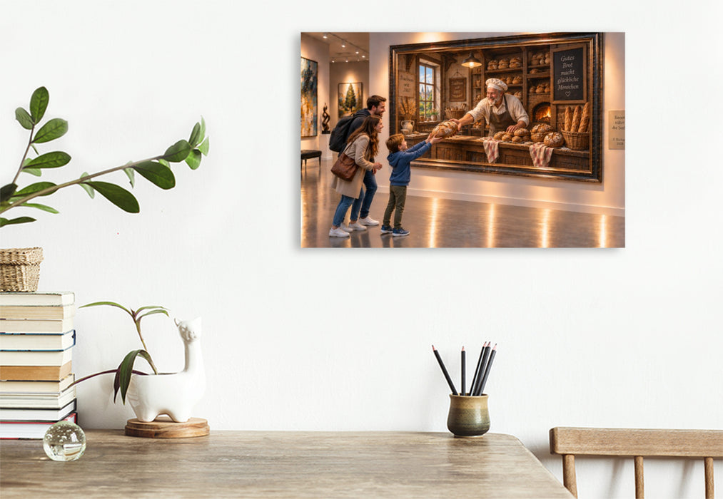 Premium Textil-Leinwand Mai