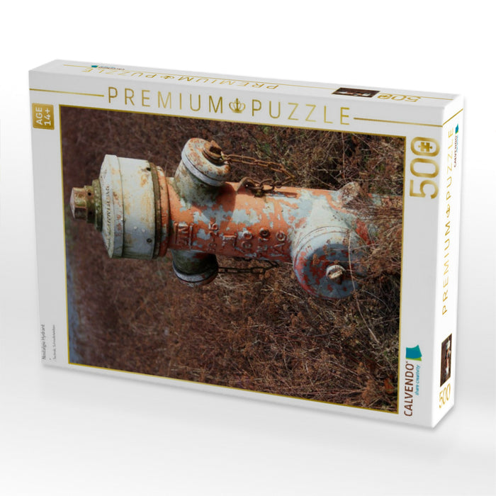 Nostalgie Hydrant - CALVENDO Foto-Puzzle'