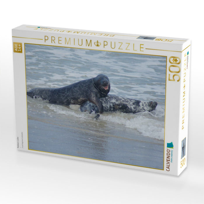 Robben Liebe - CALVENDO Foto-Puzzle'