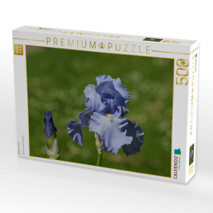 Hellblaue Lilien - CALVENDO Foto-Puzzle'