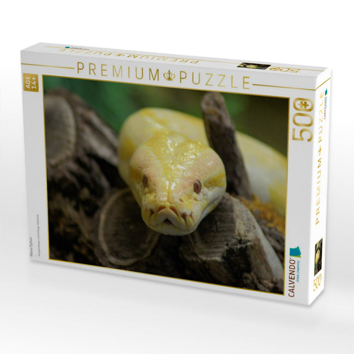 Albino Python - CALVENDO Foto-Puzzle'