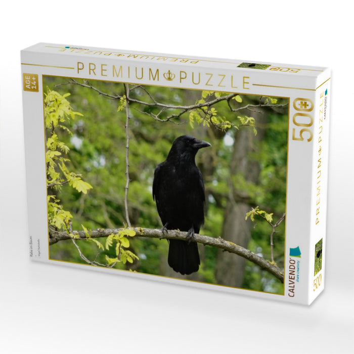 Rabe im Baum - CALVENDO Foto-Puzzle'