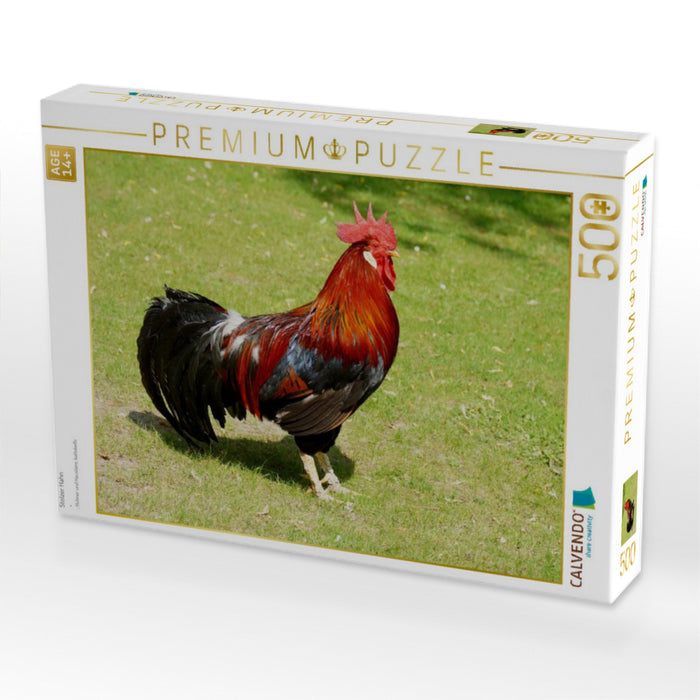 Stolzer Hahn - CALVENDO Foto-Puzzle'