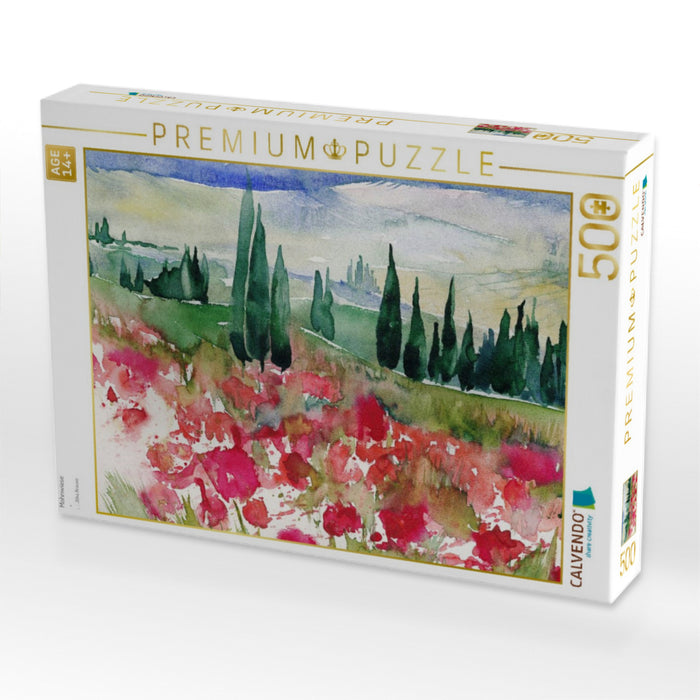 Mohnwiese - CALVENDO Foto-Puzzle'