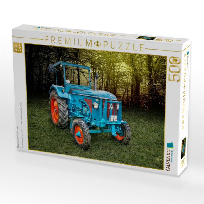 Oldtimer Traktor Hanomag - CALVENDO Foto-Puzzle'