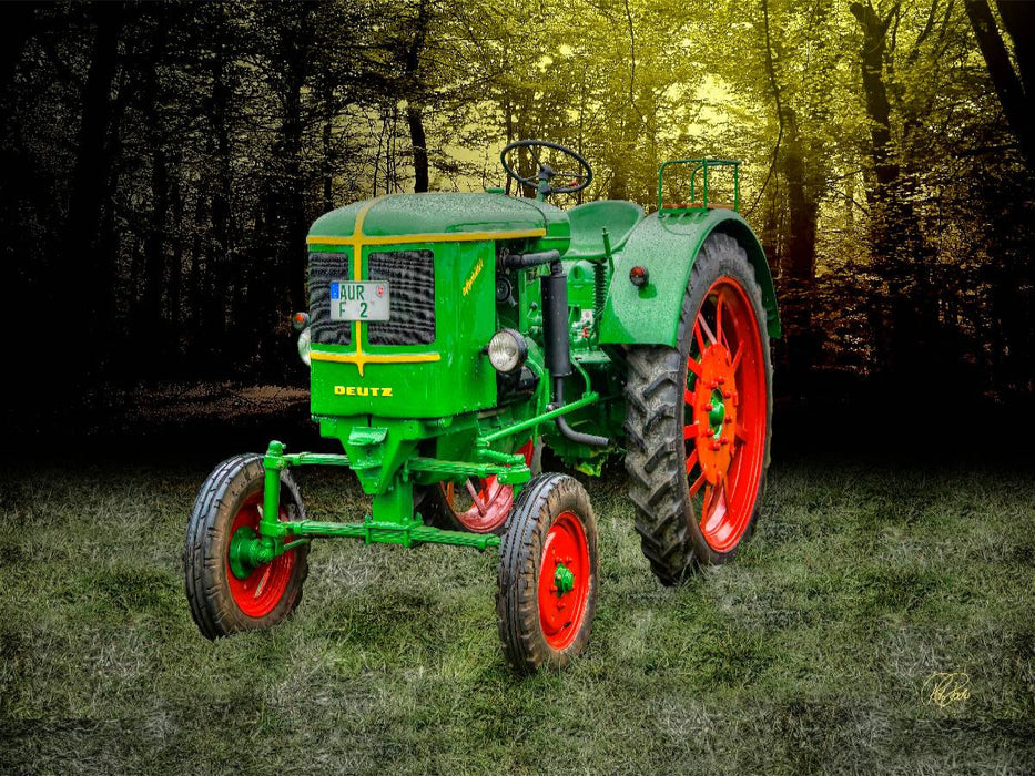 Oldtimer Traktor Deutz - CALVENDO Foto-Puzzle'