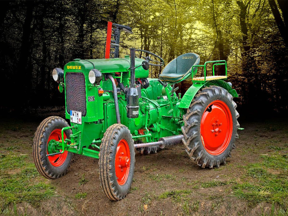 Oldtimer Traktor Deutz - CALVENDO Foto-Puzzle'