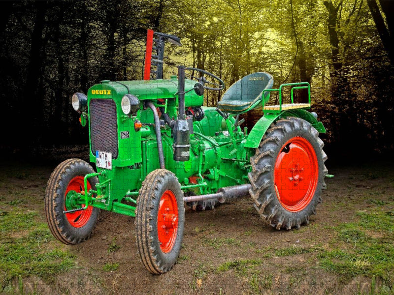Oldtimer Traktor Deutz - CALVENDO Foto-Puzzle'