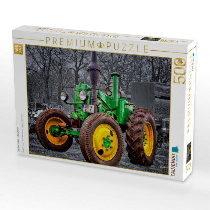 Oldtimer Traktor Le Percheron - CALVENDO Foto-Puzzle'