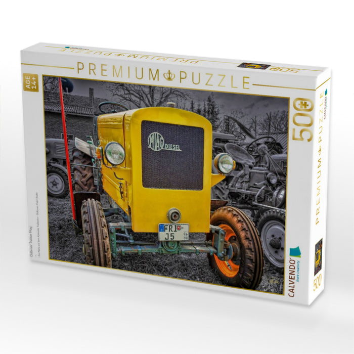 Oldtimer Traktor Miag - CALVENDO Foto-Puzzle'