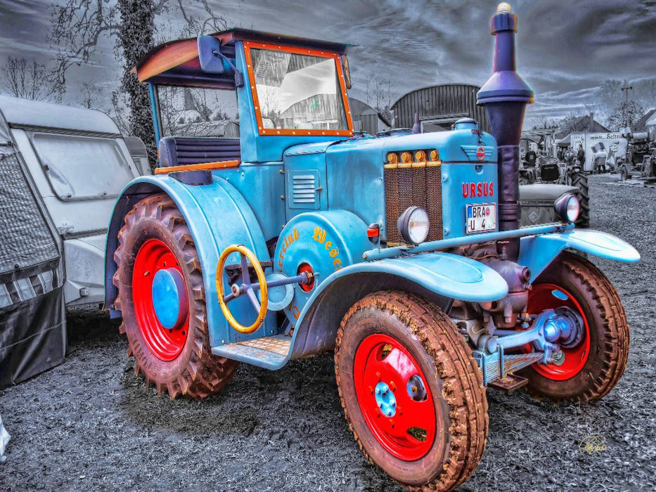 Oldtimer Traktor Ursus - CALVENDO Foto-Puzzle'