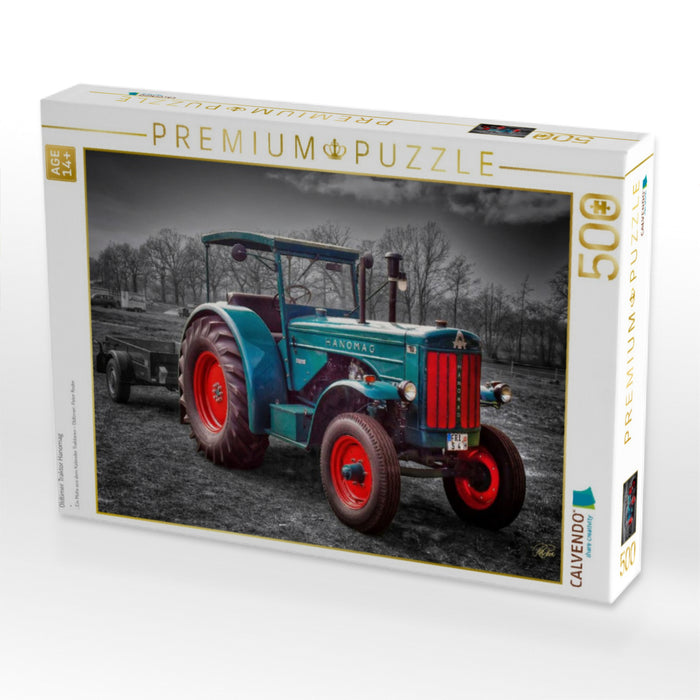 Oldtimer Traktor Hanomag - CALVENDO Foto-Puzzle'