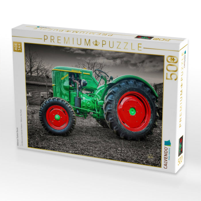 Oldtimer Traktor Deutz - CALVENDO Foto-Puzzle'
