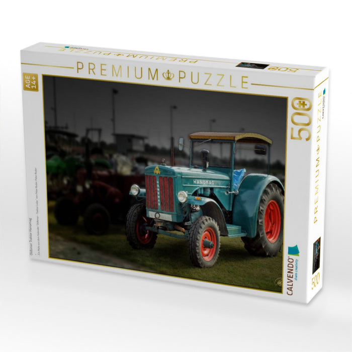 Oldtimer Traktor Hanomag - CALVENDO Foto-Puzzle'
